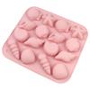 Chocolate Molds Sea Star Shell Silicone Molds Mousses Cake Decorating Molds Baking Tool for making Mousses Cake, Pastry