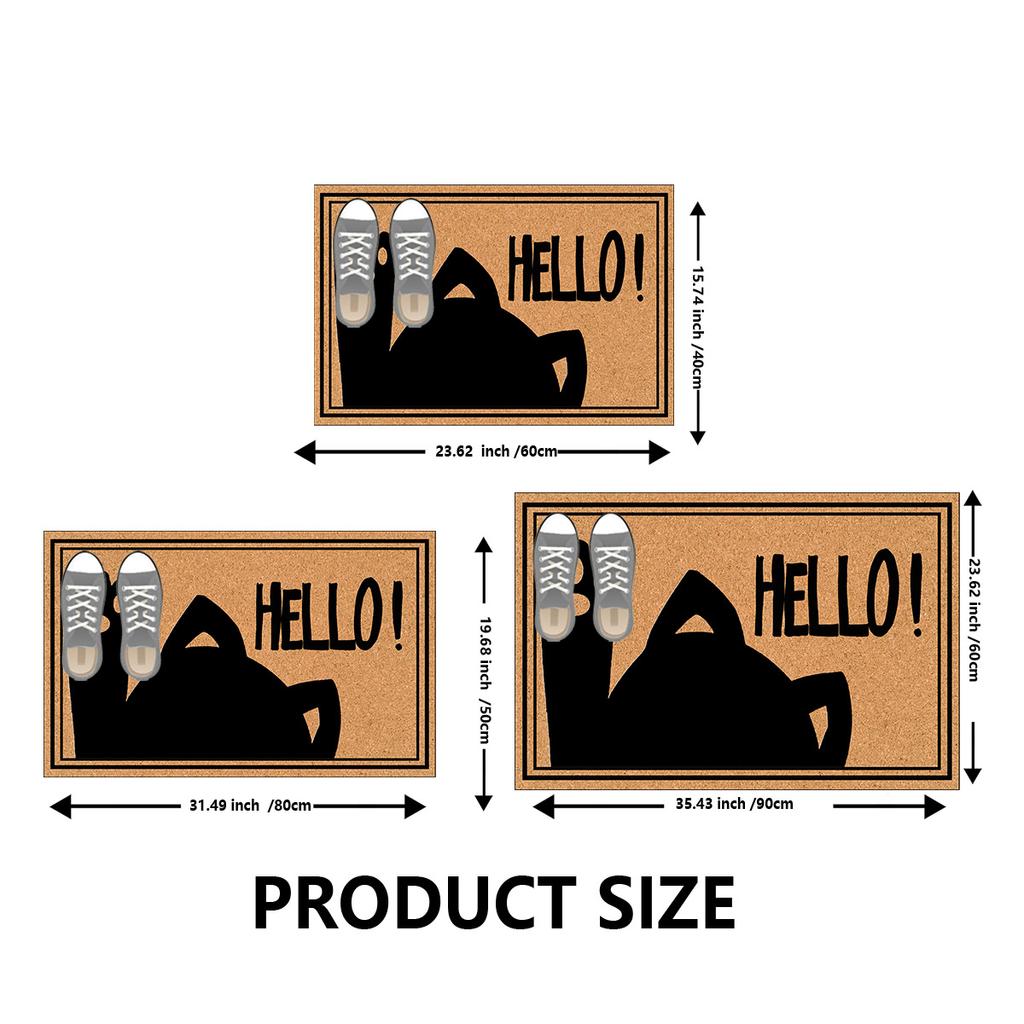 Entrance Door Mat Outdoor Front Doormat Welcome Room Rugs Hallway Mats Washable Home Decor For Living Room