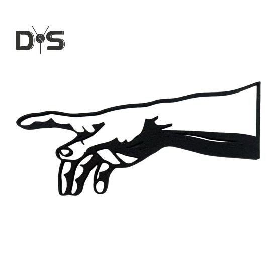 

Настенный знак «Лапа и рука», минималистское абстрактное настенное украшение, настенное художественное украшение для дома, спальни, гостиной, офиса, декор B