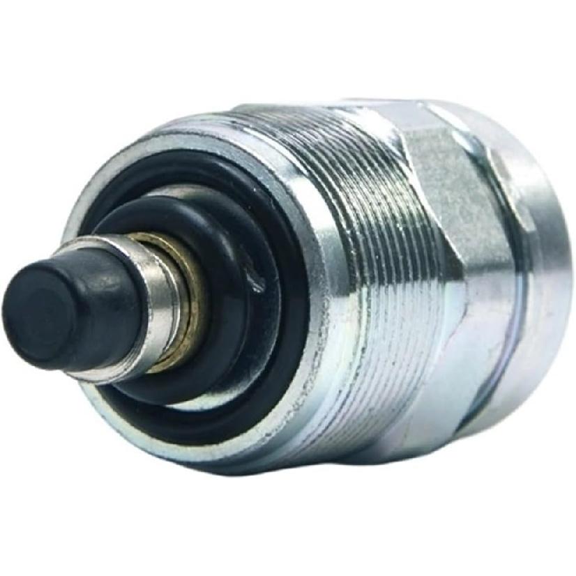 12V 24V Compatible for Diesel Engine Fuel Shut Off Solenoid Valve Injection Pump Switch Oil Cut-Off Value Generator Parts 186F 186FA 178F 192F(12V)