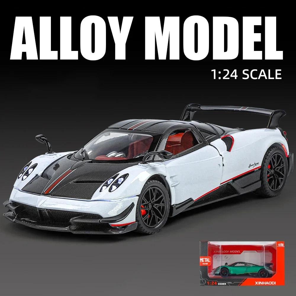 1:24 Pagani Huayra BC Alloy Sports Model Diecast Metal Racing Car Vehicles Model Advanced Car Model Collectibles