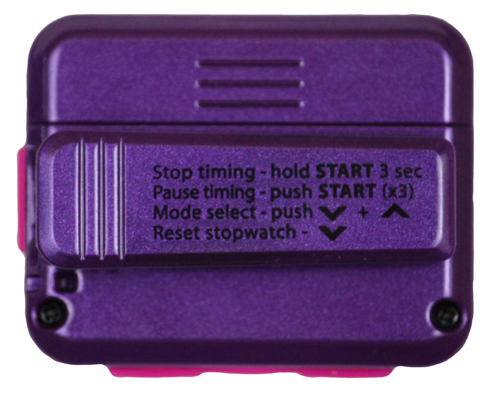 Gymboss Interval Timer and Stopwatch Metallic Gloss - Violet/Pink