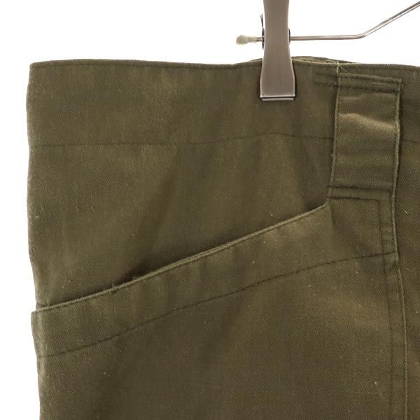Austrian Army 80s military cargo pants Khaki Button fly Big size Men's Used