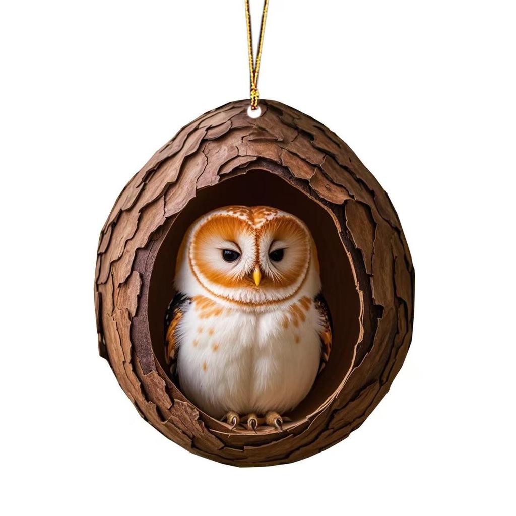 New Acrylic Flat Animal Christmas Ornaments - Perfect Tree and Festival Decorations Gift