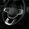For Dodge Ram 1500 -2025 ABS Chrome Interior Steering Wheel Decorative Trim