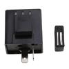 Turn Signal Flasher Turn Signal Relay 6- 2 Pin Motorcycle Black