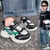 Spring and Autumn New Sports Shoes Boys Single Net Dad Shoes Girls Classmates Soft-soled Casual Shoes Tide