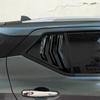 For Nissan Kicks 2017-2025 Car Rear Louver Window Side Shutter Cover Trim Sticker Vent Scoop ABS Carbon Fiber Accessories Auto
