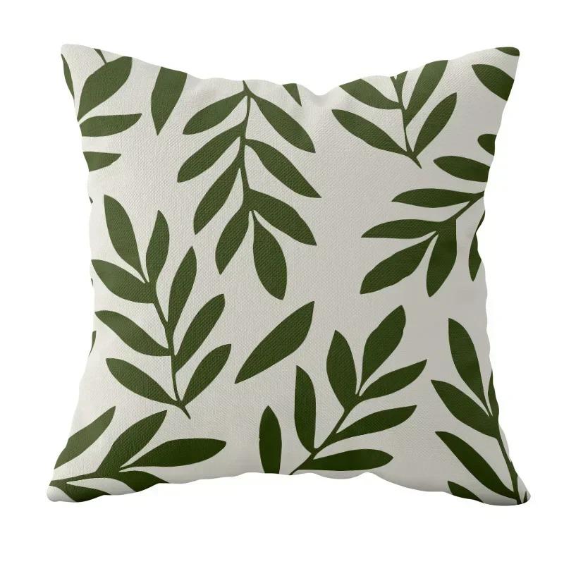 Home Decor Geometric & Floral Patterned Decorative Cushions Pattern Cushion Cover Suitable for Sofa Bedroom Car Pillow Cover