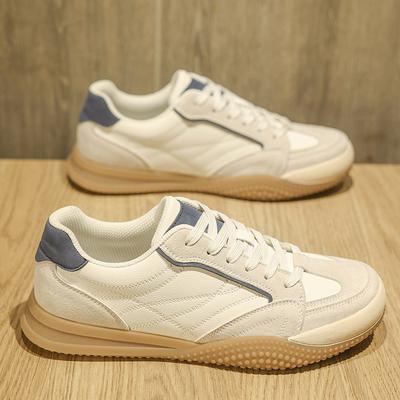 Herbst schwarz Leder Sport Forrest Gump Segeltuchschuhe weiche Sohle rutschfest lässig moralisches Training Schuhe