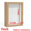 Shadow Box Depth 3cm Wooden Photo Frame for Displaying Three-Dimensional Works DIY Plant Specimen Picture Frame Home Decoration
