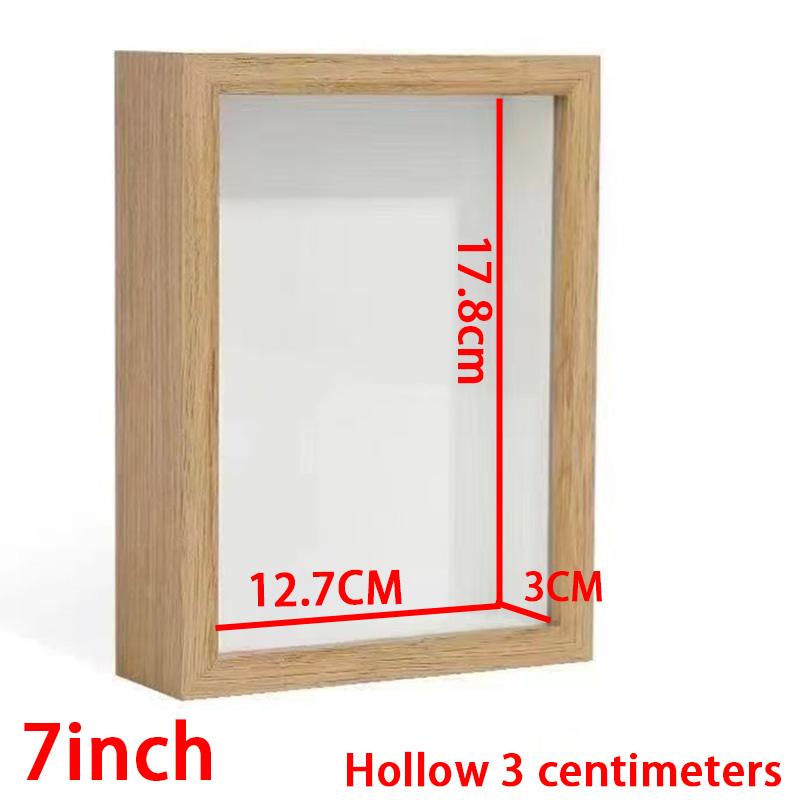 Shadow Box Depth 3cm Wooden Photo Frame for Displaying Three-Dimensional Works DIY Plant Specimen Picture Frame Home Decoration