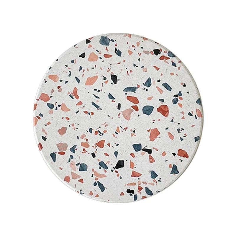 Neuer 10,3 cm runder Diatomeenerde-Sauguntersetzer für Tassen und Schalen, Hitzeschutz-Tassenuntersetzer, Platzset für Kaffee, Tee, heiße Getränke, Küchenzubehör