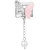 Personalized DIY Bow Series Charm Bracelet Flower Butterfly Heart Chain Bead Fit 9mm Bracelet Stainless Steel Valentine's Gift