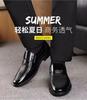 South East Asia Hot-selling Breathable Versatile Men's Cool Leather Shoes Comfortable Low-top Hole Leather Shoes Casual Sandals Summer