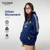 Tao Ding Mädchen Herbst/Winter Fleecegefüttertes Rundhals-Sweatshirt