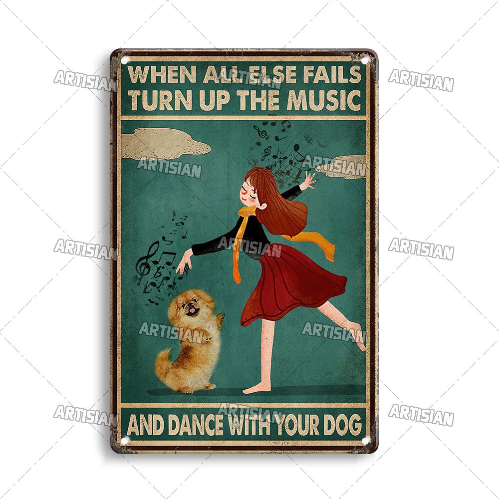 Künstler Musik Tanz Metallposter Trommel Blechschild Instrumentv Dekorative Platte Wanddekor Garage Bar Pub Club Hotel Küche