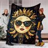 Blue Dragon Art Flannel Fleece Blanket Cozy Warm Throw Blanket For Couch Bed Travel All Season Use