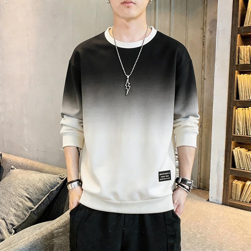 Men S Loose Long Sleeve Pullover Sweatshirt For Young Men