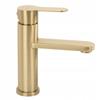 Brushed Gold Basin Faucet Low Arcos Rea Glam
