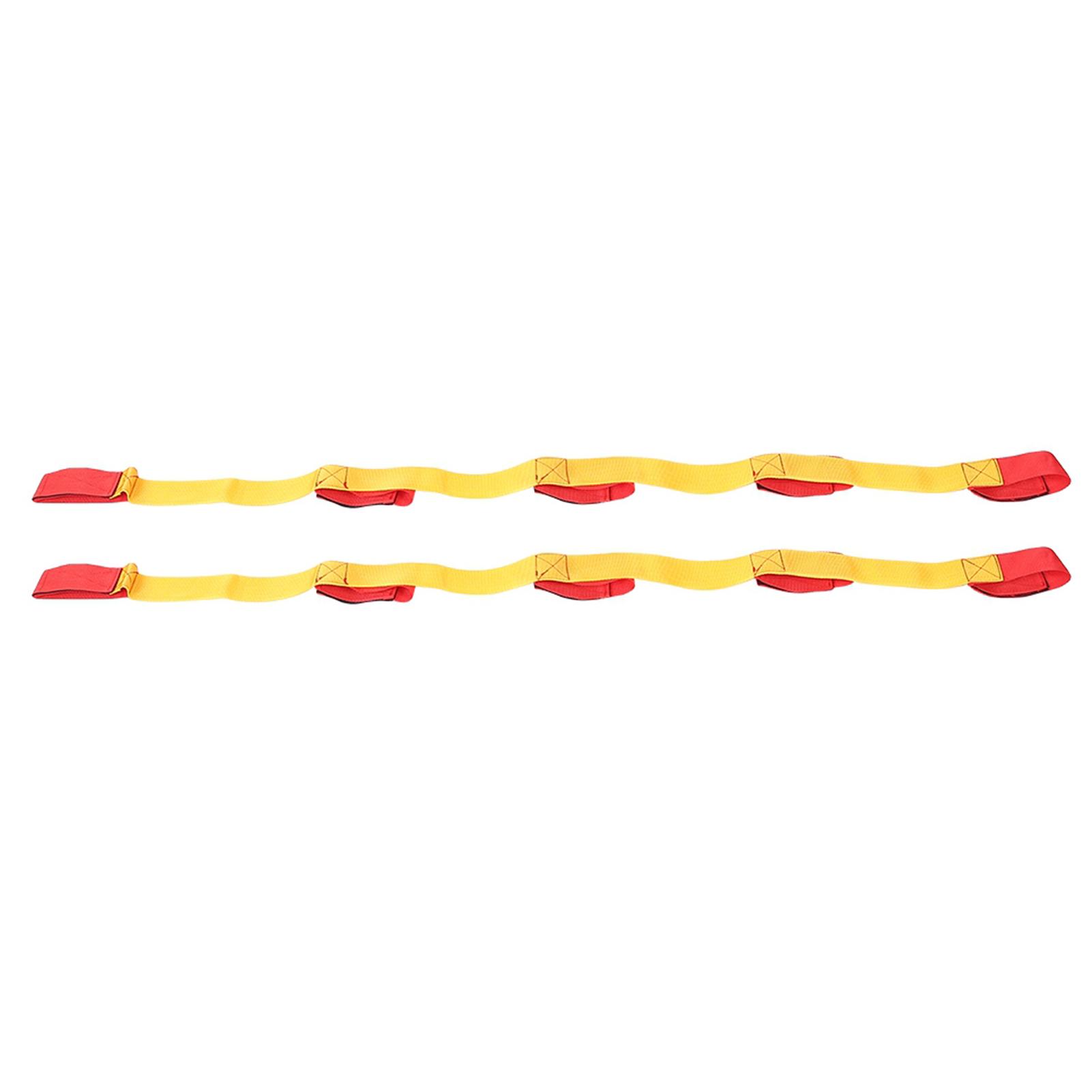 2PCS 3Celsius5Celsius8 Person Fastening Tape Outdoor Games Training Props(3 Person)