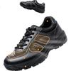 Qiangren Men's Sports Casual Shoes, Jihua 3515 Outdoor Running Shoes, Physical Training Shoes, Classic Training Shoes, Black, Size 44