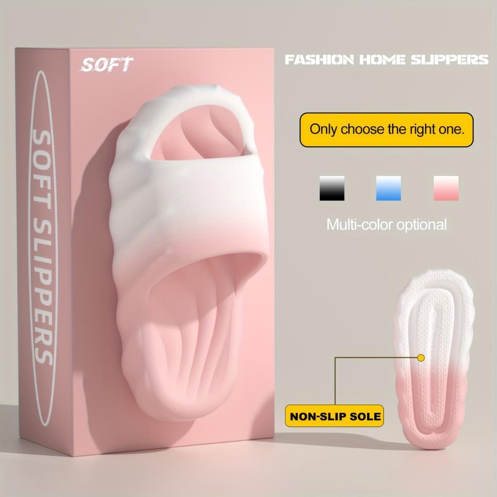 Men's/Women's Home Shoes, Suitable for Outdoor Wear, Comfortable Thick Bottom, Beach, Outdoor, Water Wading, Couple's Cold Slippers