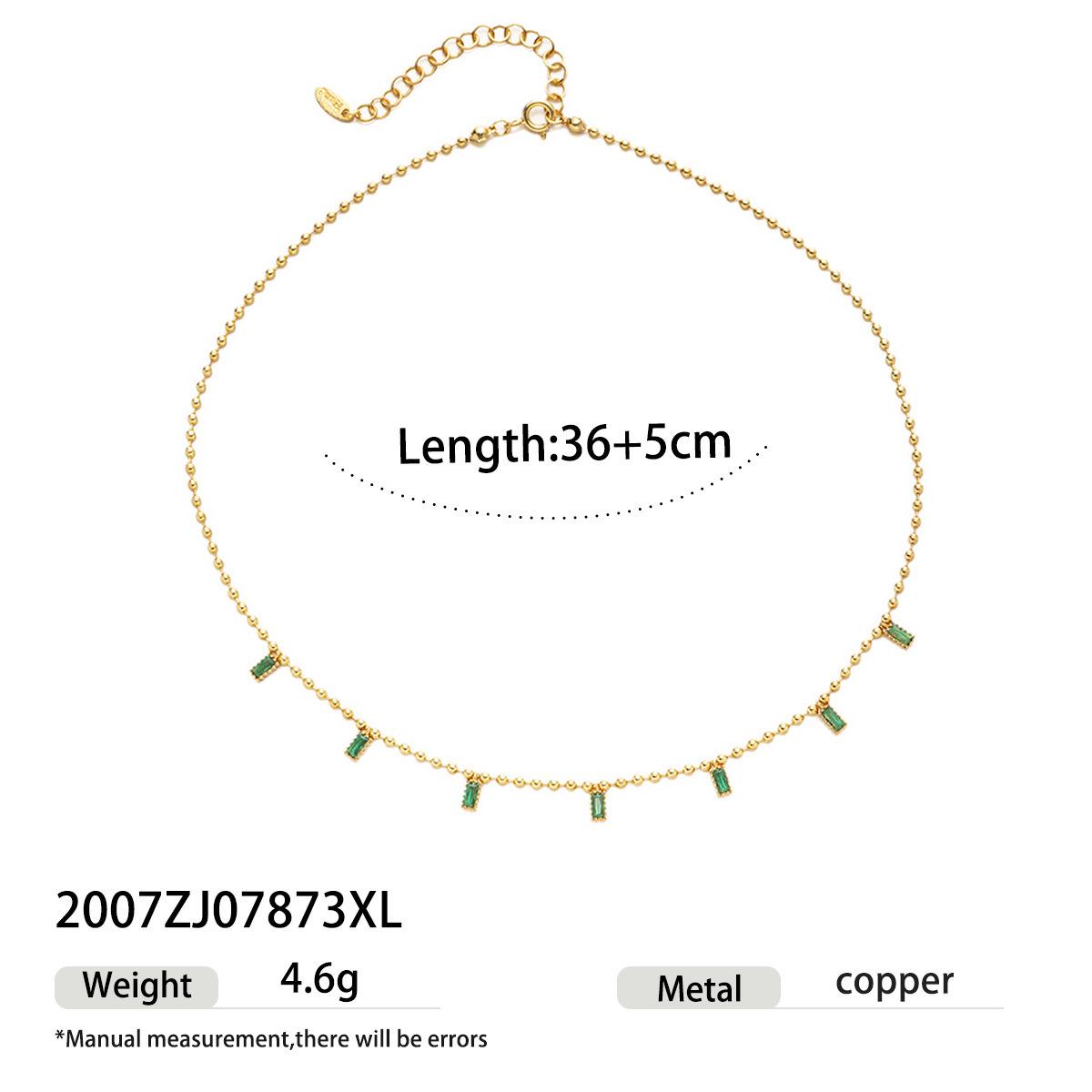 18K Gold-Plated Copper Necklace with Pearls and Agate - Personalized Pendant in Fresh Summer Layered Style