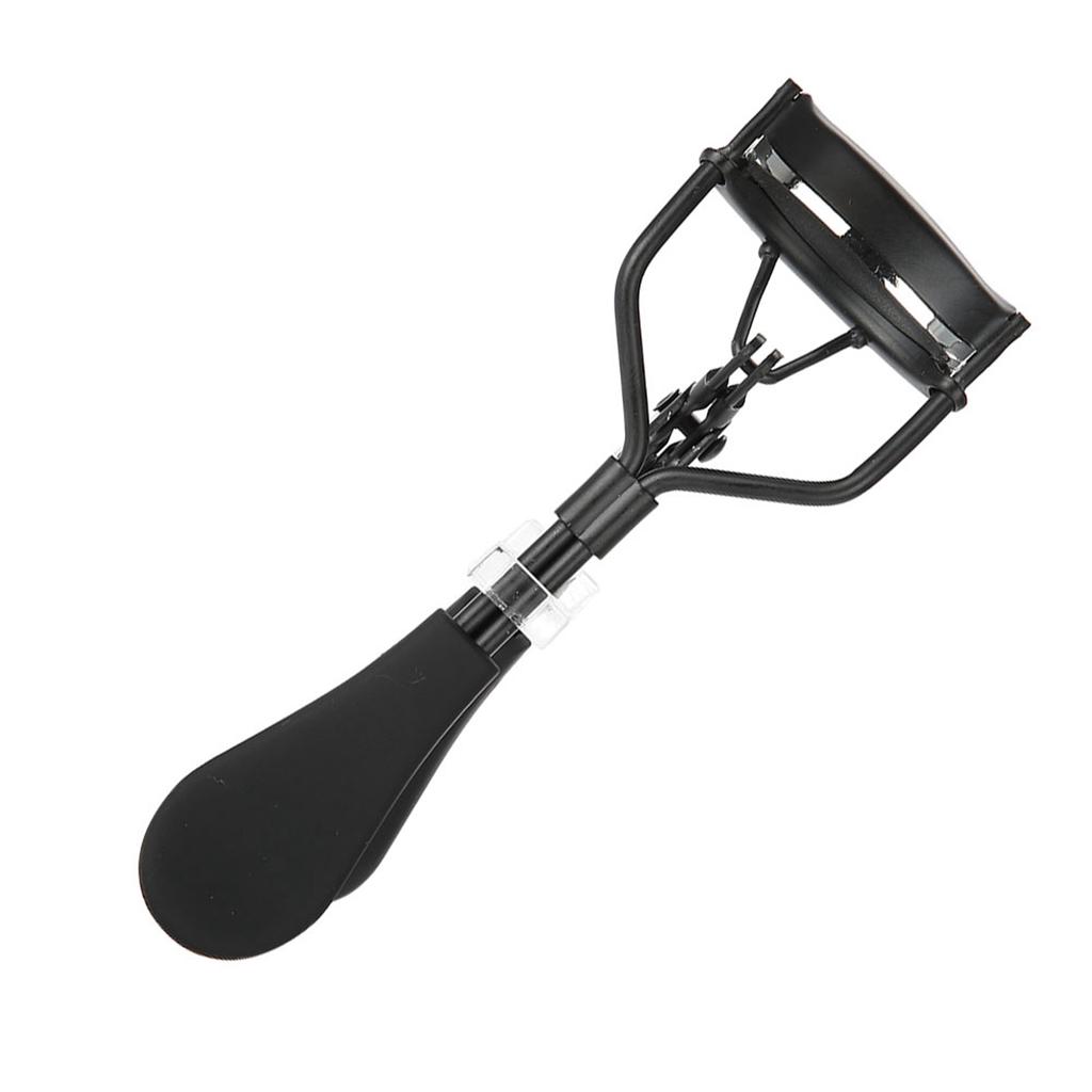 Professional Stainless Steel Eyelash Curler Silicone Ring Pad Eye Lash Curling Tool Black