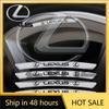 2026 Pegatinas Interiores Calientes 4 Piezas Aleación de Aluminio Pegatinas para Tapacubos de Coche Para F SPORT GX460 Ct200h IS250 ES 220D IS200 Fsport