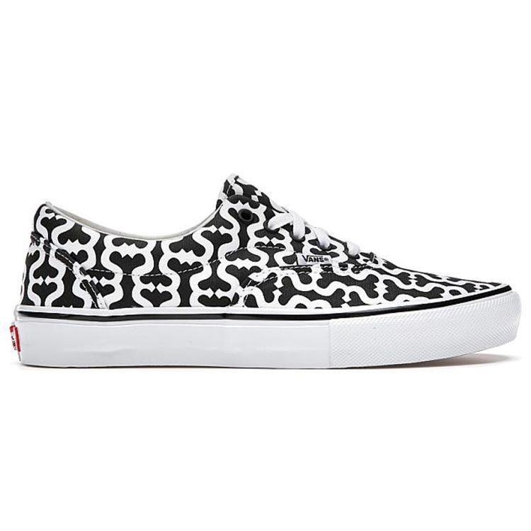 Supreme x Vans Era Monogram S - Black Unisex Sneakers White VN0A5KRV5XH