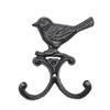 Creative Rustic Cast Iron Wall Hook Decorative Heavy Duty Wall Mounted Rack Sturdy Rust Proof Entryway Key Organizer Living Roo