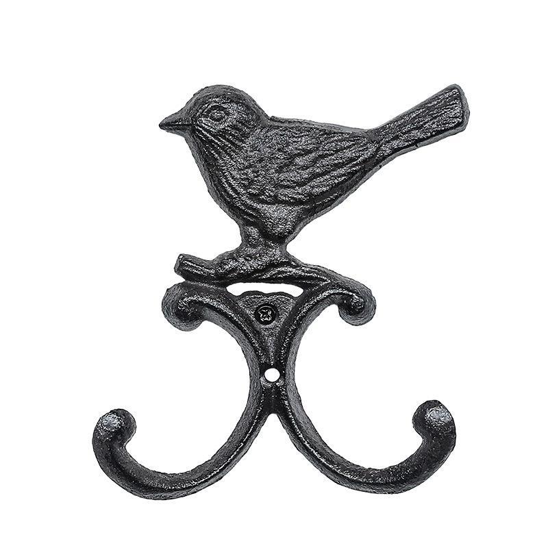 Creative Rustic Cast Iron Wall Hook Heavy Duty Rust Proof for Entryway Key Coat Organizer Home Farmhouse Decor