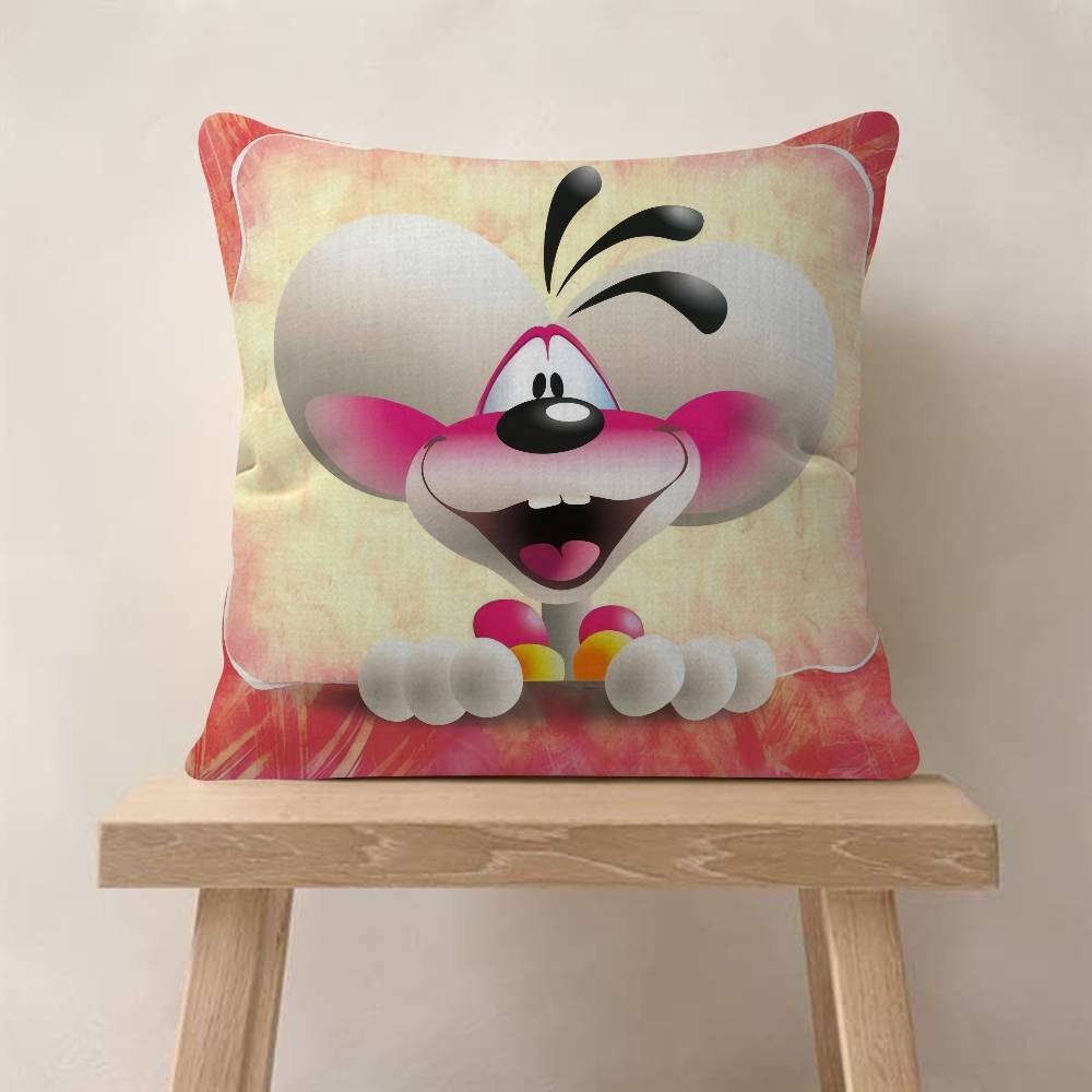 

Cartoon DDiddl love cute kawaii Personalized Pillow Cover Kids Bedroom Wild Party Decor Pillowcase kid Birthday shower Gift 30x30cm