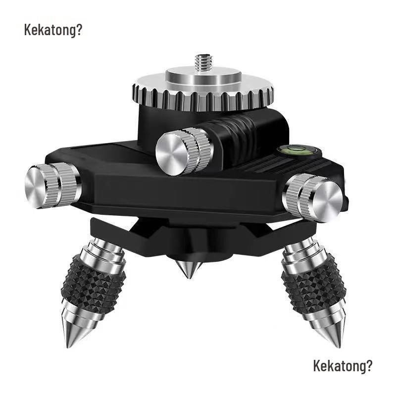 12-Line Laser Level with 360° Rotating Base, Fine-Tuning Floor/Wall Mount & Tripod
