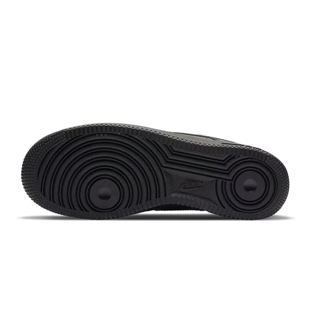 Nike Scarpe da Skateboard Nike Air Force 1 Resistenti all'Abrasione Basse Unisex Nero Argento HQ1180-001(Team162-)