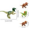 77001 Diy Dinosaur Assembly Tyrannosaurus Rex Small Building Blocks Toy Set For Boys