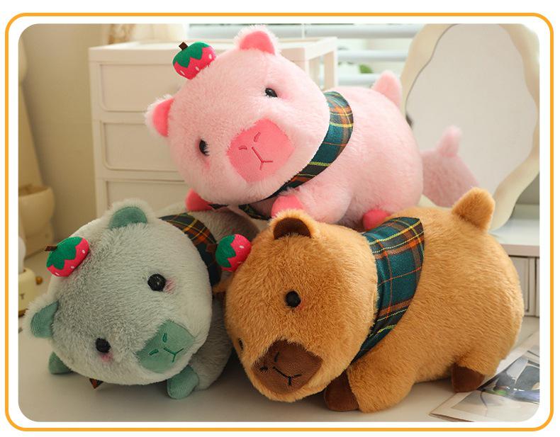 Capybara Plush Backpack for Kids - Cute Doll Toy