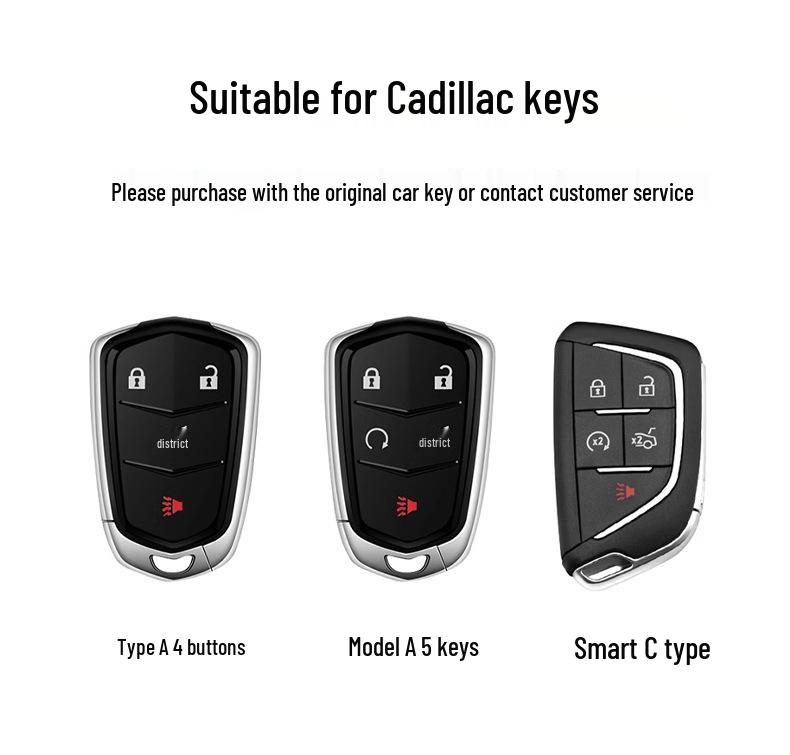 Cadillac CT5/CT6/XT5/XT4/XTS Key Cover & Bag for Women