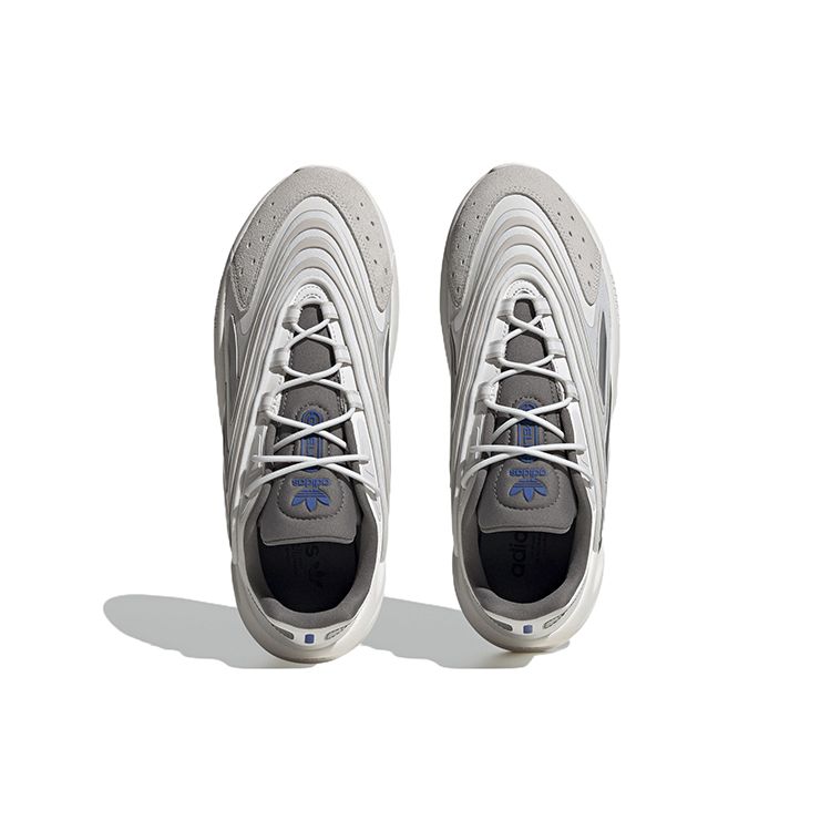 adidas Ozelia Unisex Crystal White Silver Metallic Grey One Lifestyle Sneakers H03546