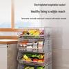 Multi-Layer Floor-Standing Kitchen Storage Rack