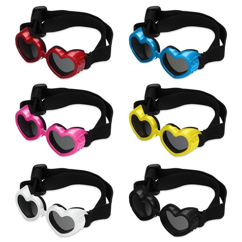UV Protection Puppy Eyeglasses Heart-shaped Dog Goggles Fashion Dog Sunglasses Pet Supplies