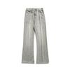 New Summer Retro Gray Jeans Men's Flared Pants
