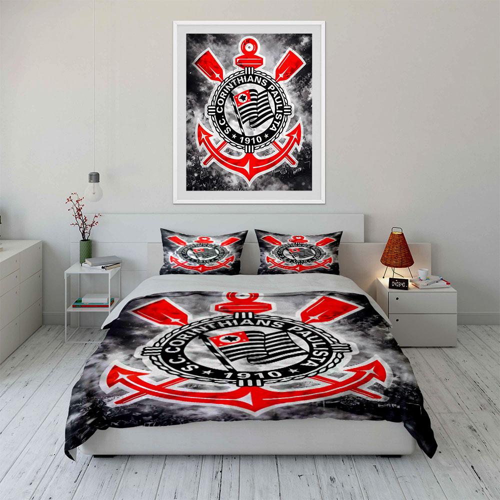 "Corinthians Bedding Set Logo" Bedding Duvet Cover Set Duvet Cover Pillowcases (1 * Duvet Cover 2 * Pillowcases, Without Duvet Insert)