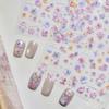 DIY Nail Art Stickers Self Adhesive Manicure Stickers Long Lasting Flowers Nails Decals  Nail Art