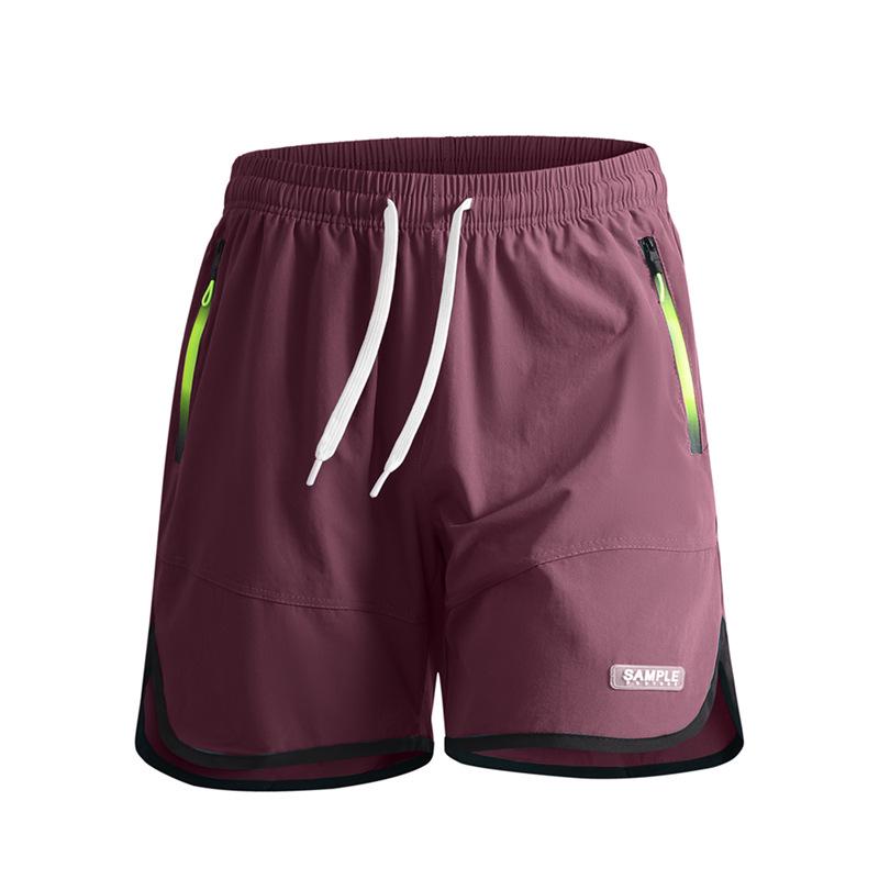 Men's Quick-Dry Ice Silk Sports Shorts - Plus Size, Casual Beach Fitness & Running Pants