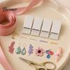 Earring Making Tools for Clay 4Pcs 3D Print Gel Ball Maker Tools, Nail Art Bead Roller Flowers, DIY Crafting Beads 2/3/4/5 Mm Sphere Shaper Tool Round