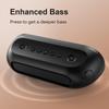 DOSS SoundBox P300 Bluetooth-Lautsprecher, 40 W, verstärkter Bass, kabellos, tragbar, kleiner Bluetooth-Lautsprecher, Funktion bis zu 20 Stunden Spielzeit, IPX6 wasserdicht