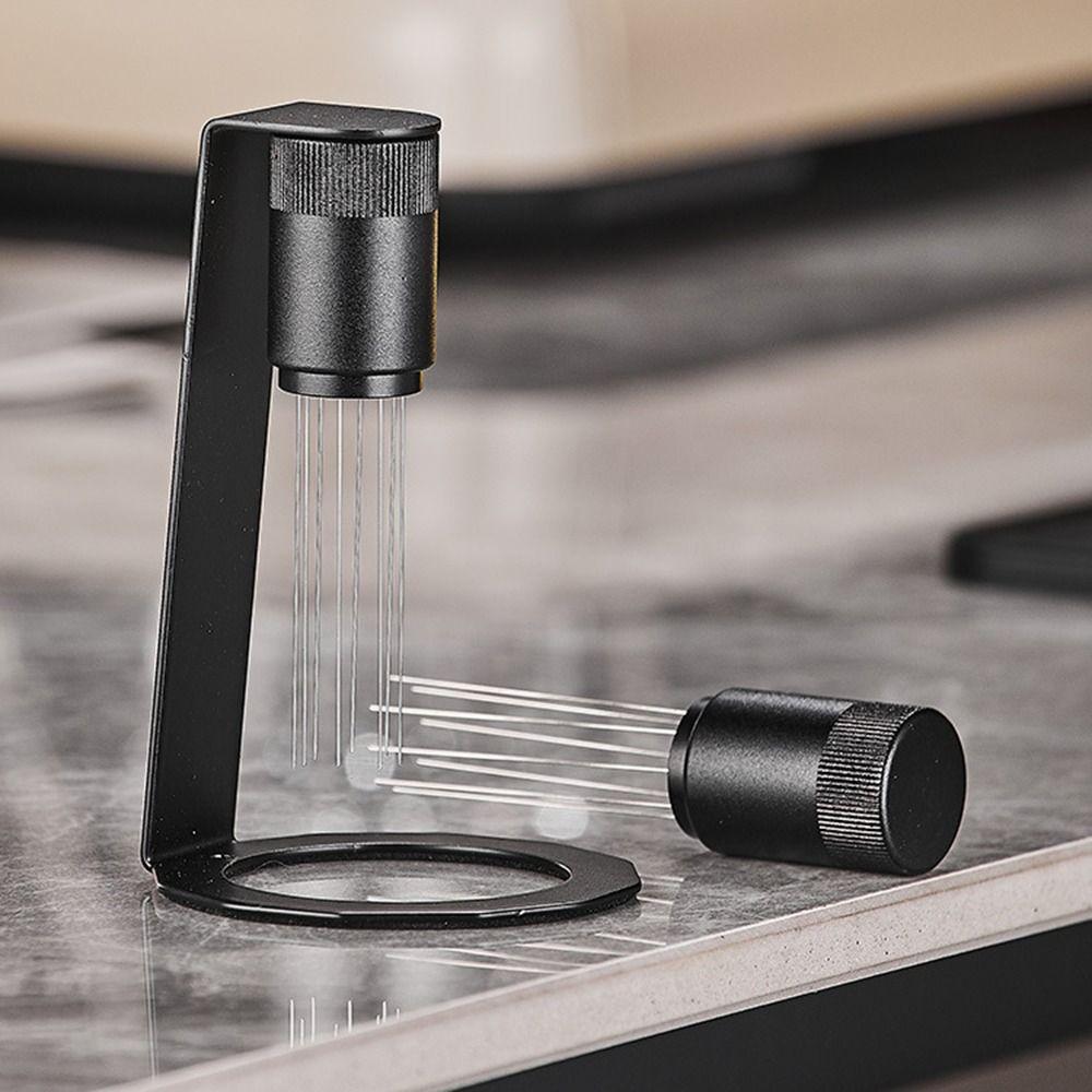 Magnetic Stand Coffee Stirrer Needle Stainless Steel Coffee Tamper Distributor Barista Use