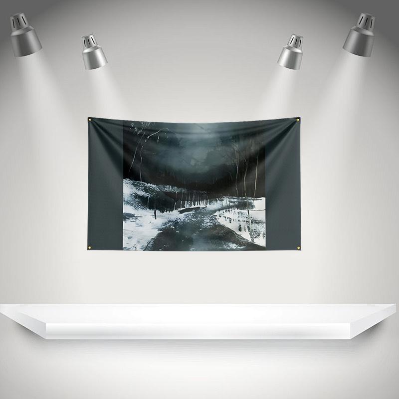 Aagallochs Flag Rock Music Band Banner Hd Printing Tapestry Exhibition Music Band Fans Garage Decor